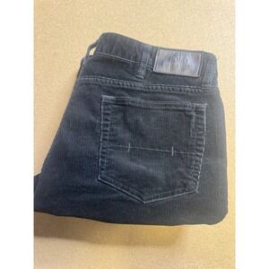 Polo Ralph Lauren Mens black Corduroy Pants Straight Leg Stretch 36x30